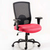Dynamic Portland HD Black Mesh Executive Office Chair with Bergamot Cherry seat