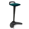 Dynamic Spry Sit and Stand Stool in Maringa Teal with Black Frame
