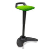 Dynamic Spry Sit and Stand Stool in Myrrh Green with Black Frame