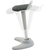 Image showing the forward and backward movement possible on the Dynamic Spry Sit and Stand Stool in Charcoal with Grey Frame, for reference