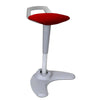 Dynamic Spry Sit and Stand Stool in Bergamot Cherry with Grey Frame