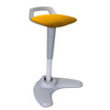 Dynamic Spry Sit and Stand Stool in Senna Yellow with Grey Frame