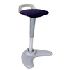Dynamic Spry Sit and Stand Stool in Tansy Purple with Grey Frame