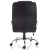 Rear angle of the Dynamic Texas HD Luxury Executive Leather Office Chair in Black
