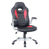 Alphason Talladega Black and Red Racing Style Leather Chair (AOC8211R)
