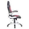 Alphason Talladega Black and Red Racing Style Leather Chair (AOC8211R)