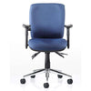 Dynamic Chiro Medium Back Ergonomic 24Hr Executive Chair in Blue Fabric