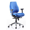 Dynamic Chiro Plus Ergonomic 24Hr Executive Chair in Blue Fabric