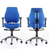 Dynamic Chiro Plus Ergonomic 24Hr Executive Chair in Blue Fabric
