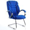 Dynamic Galloway Visitor Fabric Office Chair in Blue