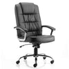 Dynamic Moore Deluxe Executive Leather Office Chair in Black