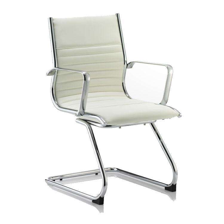 Dynamic Ritz Visitor Office Chair in White