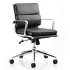 Dynamic Savoy Medium Back Executive Office Chair in Black