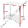 Teknik 83428-06 - Crystal Laptop Workstation