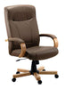 Teknik 8511HLWBN - Richmond Executive Brown Leather Chair