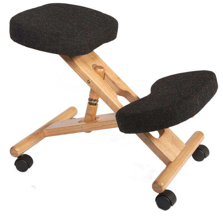 Teknik M0001-CH - Wooden Kneeling Chair in Charcoal
