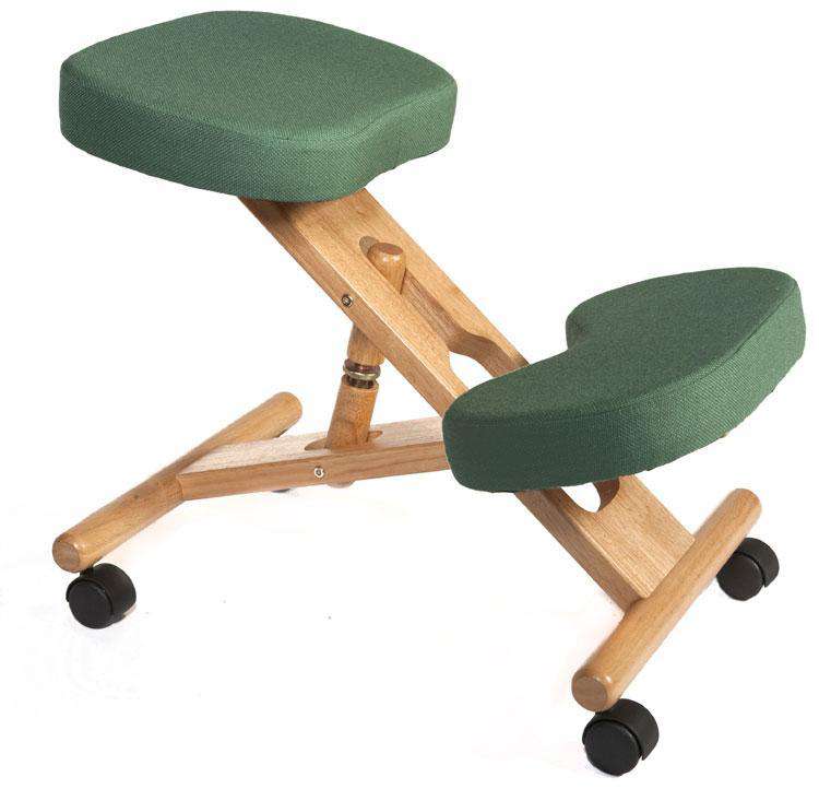 Teknik M0001-GR - Wooden Kneeling Chair in Green
