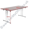 Teknik 6909WE - Space Folding Table in Dark Oak
