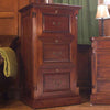 Image of the Baumhaus La Roque Three Drawer Filing Cabinet (IMR07B) in position