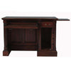 Highlight of the Baumhaus La Roque Single Pedestal Office Desk (IMR06B) to show the secret pull out shelf on side