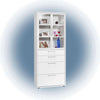 Maja Harmony 6-Shelf Glass Filing Combi in White