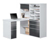 Maja Mini Office 9565 in Icy White and High Gloss Grey (9565 3974)