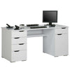Maja Marlborough White and High Gloss White Office Desk