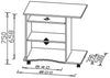 Maja Madrid Computer Trolley in Beech (4024 5531)