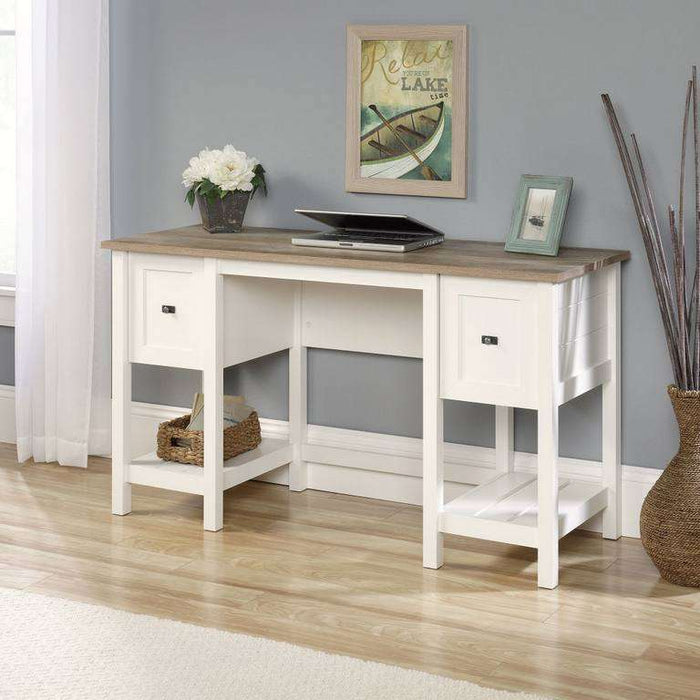 Alphason Desks Cleveland 4 White & Grey Glass Computer Desk – Price