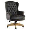 Teknik 6927 - Chairman Executive Noir Leather Armchair