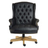 Front image of the Teknik 6927 - Chairman Executive Noir Leather Armchair