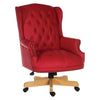 Teknik 6927RD - Chairman Executive Rouge Leather Armchair