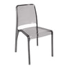 Teknik 6908 - 4 x Clarity Breakout Stacking Chairs in Smoke