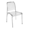 Teknik 6908 - 4 x Clarity Breakout Stacking Chairs in Transparent