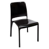 Teknik 6908 - 4 x Clarity Breakout Stacking Chairs in Black