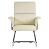 Teknik Elegance Medium Cream Leather Visitor Chair