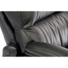 Detail image of the breathable backrest on the Teknik 6913 - Luxe Faux Leather Executive Chair in Black