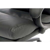 Detail image of the armrest and seat shape on the Teknik 6913 - Luxe Faux Leather Executive Chair in Black