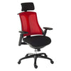Teknik 6964 - Rapport Luxury Mesh Executive Office Chair in Red Mesh