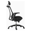 Side image of the Teknik 6964 - Rapport Luxury Mesh Executive Office Chair in Black Mesh