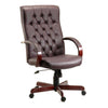 Teknik B8501-BU - Warwick Executive Leather Chair in Burgundy